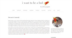 Desktop Screenshot of iwanttobeafool.com